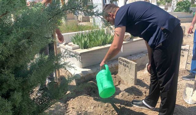 Karaman’da hastane tuvaletinde ölü doğan 5 aylık bebek defnedildi