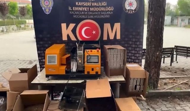 Kayseri’de 70 kilo kaçak tütün yakalandı