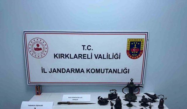 Kırklareli ve Tekirdağ’da eş zamanlı kaçak kazı operasyonu