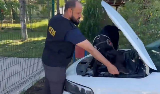 Kırklareli’nde durdurulan araçta uyuşturucu ele geçirildi
