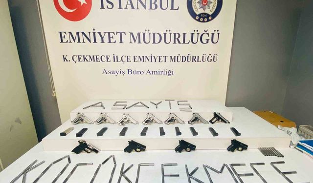 Küçükçekmece’de silah ticareti yapan şüpheli Bağcılar’da yakalandı
