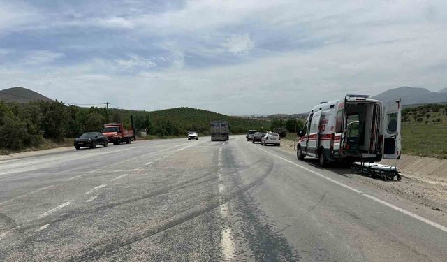 Malatya’da otomobil takla attı, 1 kişi yaralandı