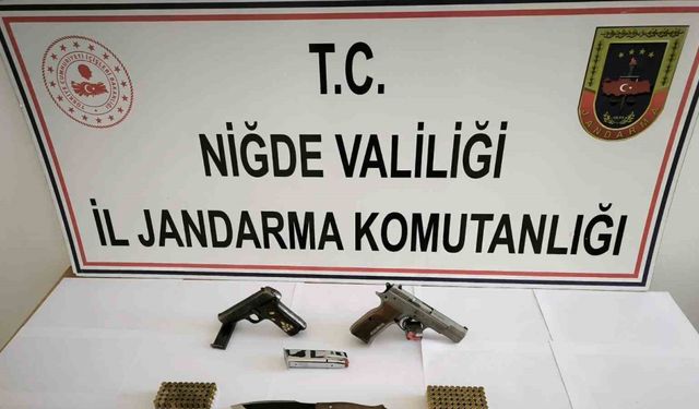 Niğde’de ruhsatsız silah operasyonu: 1 Gözaltı