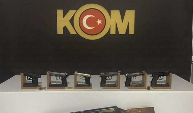 Niğde’de ruhsatsız silah operasyonunda 8 gözaltı