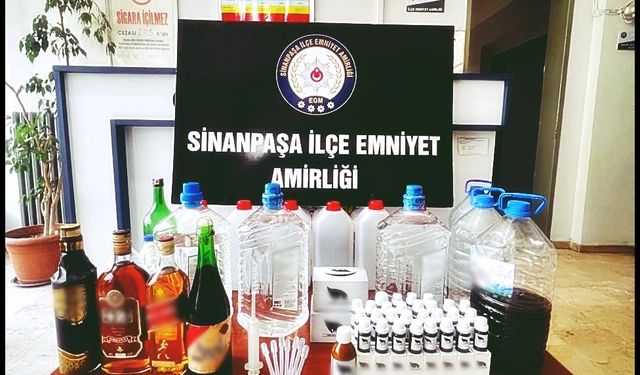 Polisten kaçak alkol operasyonu