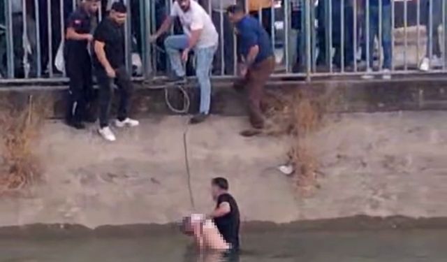 Sulama kanalına düşen şahıs hayatını kaybetti
