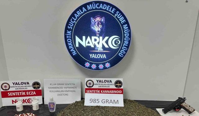 Yalova’da uyuşturucu operasyonunda 2 tutuklama