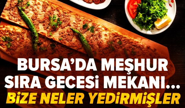 Taklit-Tağşiş listesi güncellendi: Bursa'da o sıra gecesi mekanı listede!