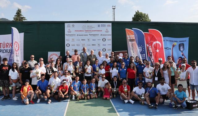 Türkiye Pickleball Ligleri'nin ilk şampiyonları Bursa'da belli oldu