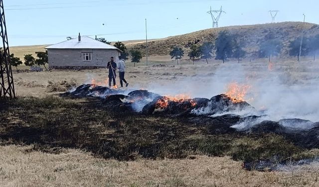 Adilcevaz’da bahçe yangını korkuttu