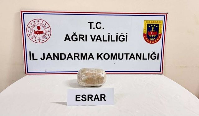 Ağrı’da uyuşturucuyla yakalanan 2 şahıs gözaltına alındı