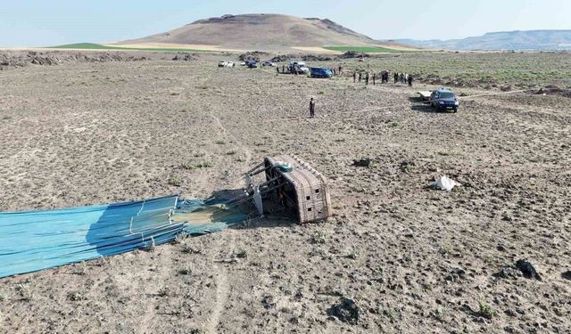 Aksaray’da balon kazası: 1 ölü, 12 yaralı