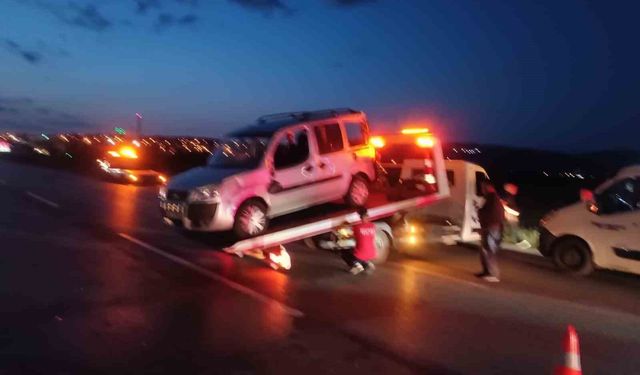 Ankara’da zincirleme trafik kazası: 1 yaralı