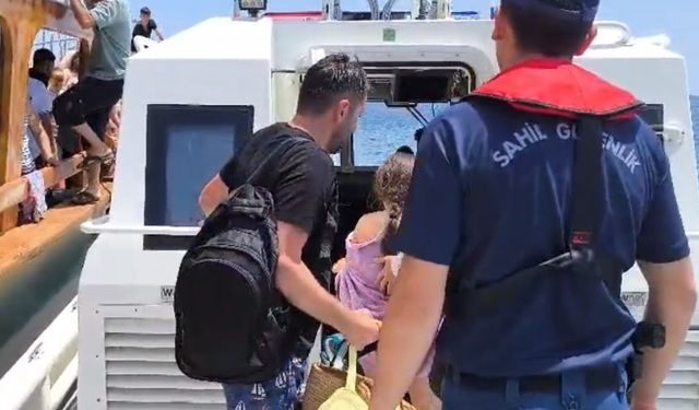 Ayvalık açıklarında 1 şahsın tıbbi tahliyesi gerçekleştirildi