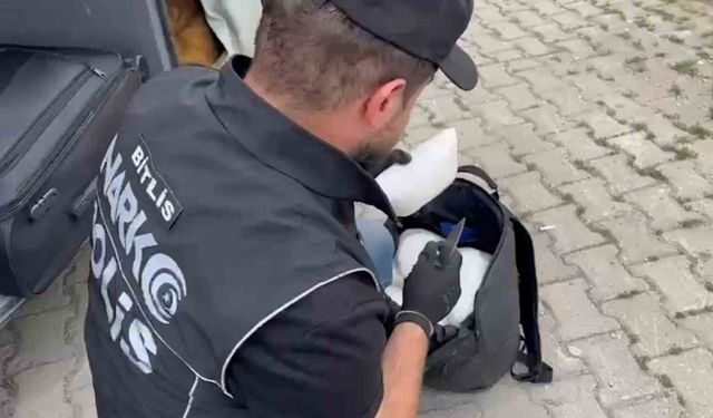 Bitlis’te 13 kilo metanfetamin ele geçirildi