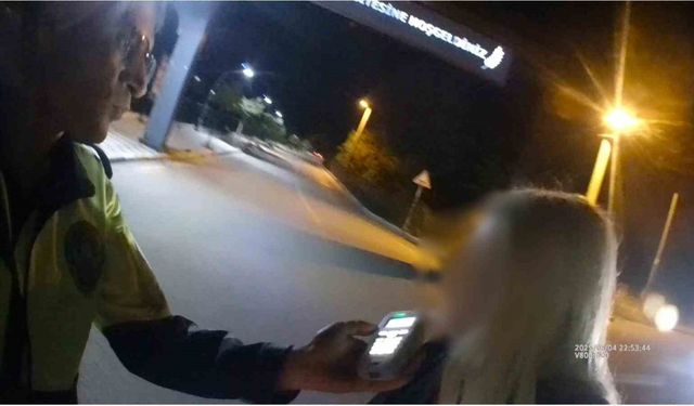 Direksiyon başında uyurken yakalanan alkollü sürücüye ceza yağdı