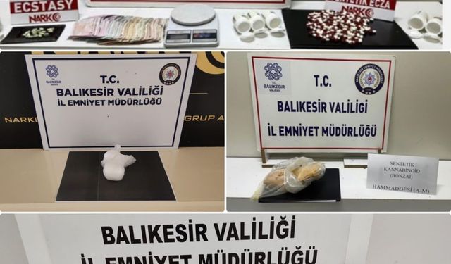 Edremit’te uyuşturucu operasyonu
