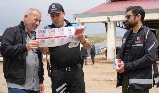 Ekipler dolandırıcılara karşı teyakkuzda: Bayburt polisinden kurban pazarında sahte para ve dolandırıcılık uyarısı