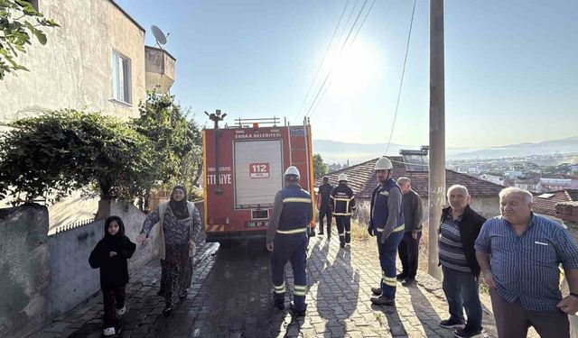 Erbaa’da korkutan yangın