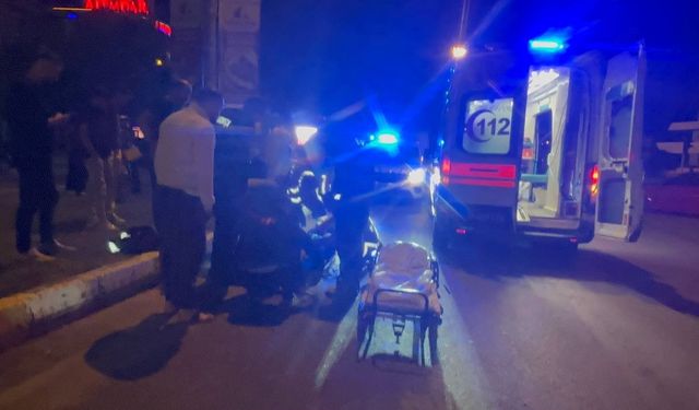 Erzincan’da motosiklet kazasında sürücü yaralandı