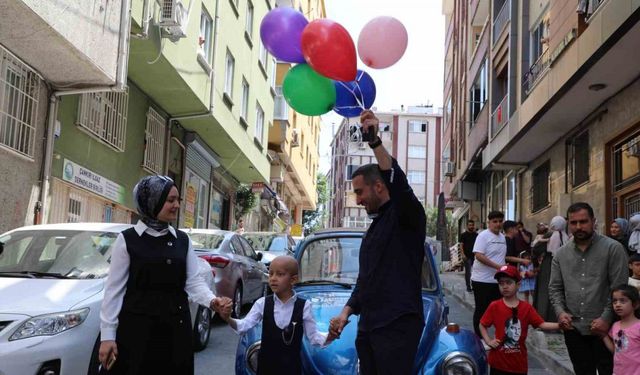 Esenler Belediyesi’nden kanseri yenen 7 yaşındaki Selim için anlamlı etkinlik