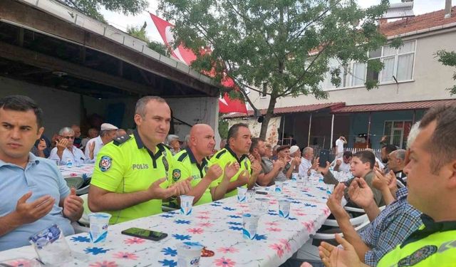 Görevi başında hayatını haybeden polis memuru için mevlit okutuldu