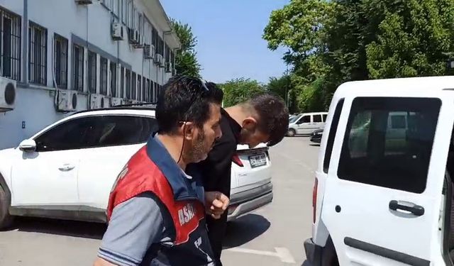 Kucakladığı televizyonu böyle çaldı, operasyonla yakalandı