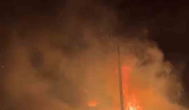 Mardin’de trafo yangını
