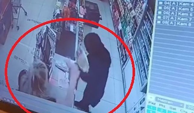 Market çalışanı kadınlar arasındaki tartışma şiddetle sonuçlandı: O anlar kamerada