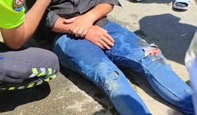 Muş’ta motosiklet ile hafif ticari araç çarpıştı: 1 yaralı