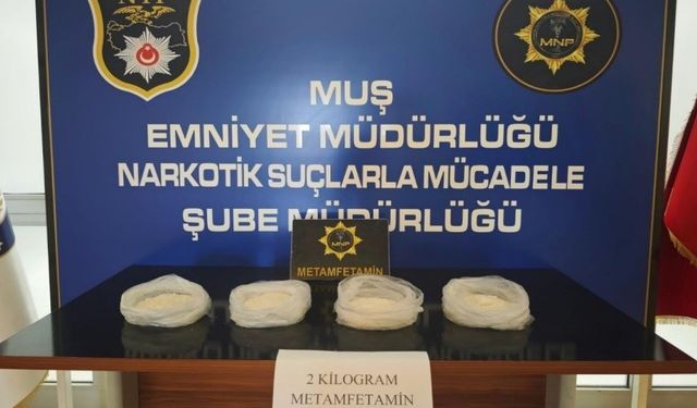 Muş’ta uyuşturucu operasyondu: 2 kişi gözaltına alındı