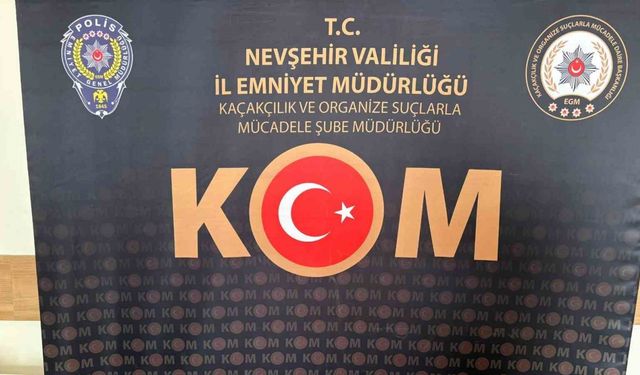 Nevşehir’de 157 parça tarihi eser ele geçirildi