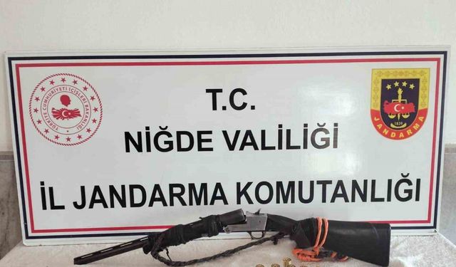Niğde’de ruhsatsız silah operasyonu