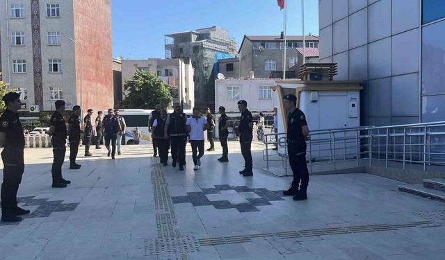 Ordu merkezli uyuşturucu operasyonunda 13 şüpheli adliyede