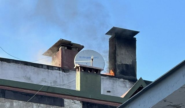 Ordu’da çatı yangını paniğe neden oldu