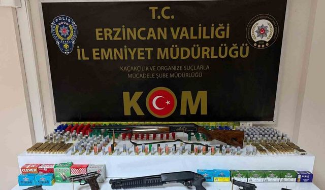 Refahiye’de silah operasyonu: 2 kişi tutuklandı