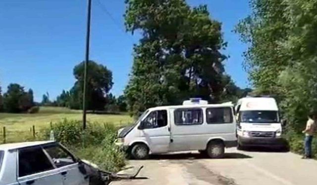 Samsun’da trafik kazası: 5 yaralı