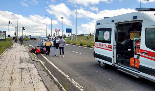 Sarıkamış’ta trafik kazası: 1 yaralı