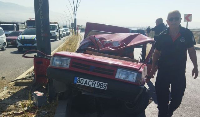 Takla atan otomobilin genç sürücüsü hayatını kaybetti