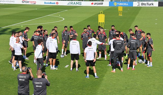 A Milli Takım, ABD maçının hazırlıklarına başladı
