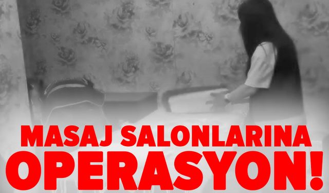 Bursa'da masaj salonlarına yapılan operasyonda 15 gözaltı