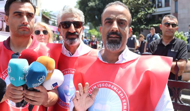 Eğitim İş Bursa Şubesi'ne polis barikatı! İzin verilmedi