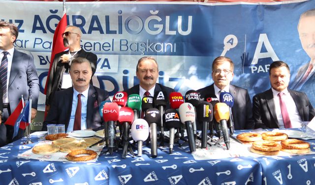 A Parti Genel Başkanı Ağıralioğlu Bursa'da!