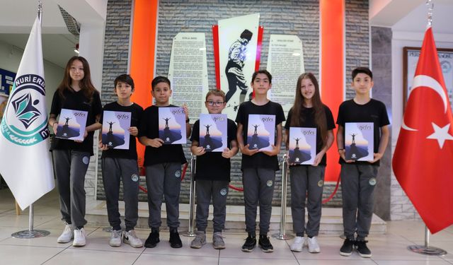 “Nuri Erbak Ortaokulu Dergisi ‘NEFES’ in 5. sayısı okurlarıyla buluştu
