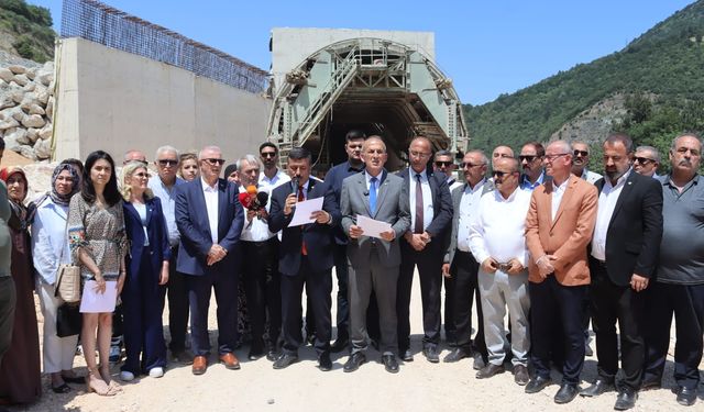 İYİ Parti Bursa İl Başkanlığı'ndan Doğancı Barajı Tüneli tepkisi!