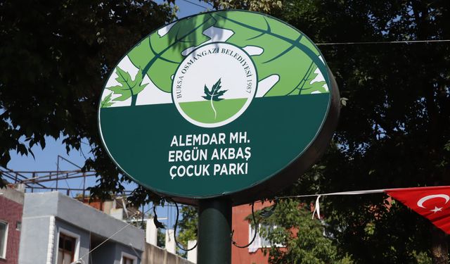 Osmangazi Belediyesi'nden anlamlı vefa! İsmi o parkta yaşayacak