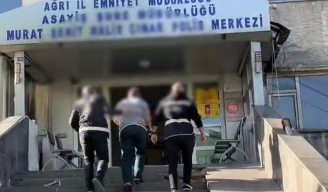 Ağrı’da hakkında kesinleşmiş 10 yıl hapis cezası bulunan hükümlü yakalandı