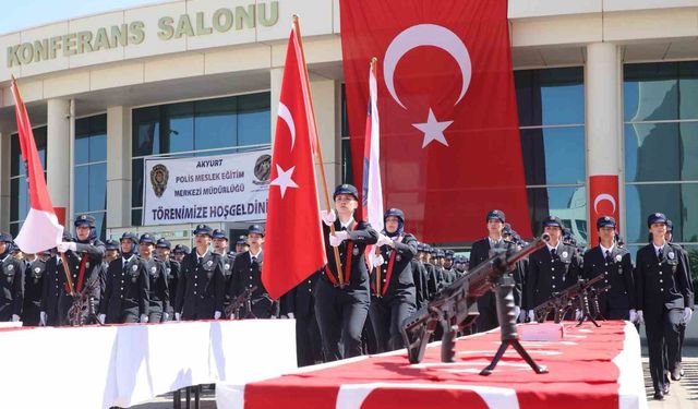 Akyurt POMEM’in yeni mezun kadın polisleri yemin ederek göreve başladı