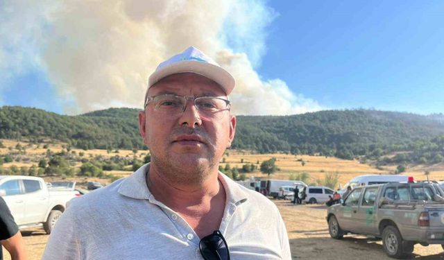 Alevlerin arasında kalan ve kepçesi kül olan operatörün arkadaşı o anları anlattı