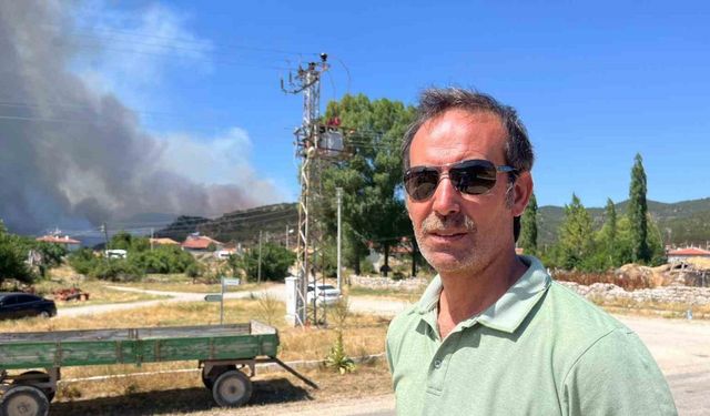 Alevlerin Sarıcaova’ya girmesine 300 metre kaldığı bildirildi